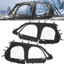 StarknightMT Cab Enclosure For RZR XP4 1000 2014-2023, Upgraded Zipper Soft Upper Doors Waterproof Side Window Compatible With Polaris 2014-2023 RZR XP 4 1000/19-21 XP4 TURBO