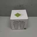 Freshmage 16oz Double Walled Insulated Tumblers (4 Pack), Tumbler Cups Keep Drinks Cold & Hot, Crystal Clear Reusable Plastic Cups, BPA-Free Plastic Drinking Glasses, Dishwasher Safe