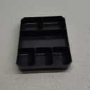 Plastic Coin Tray - Black - 6 Slots