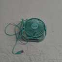 Gaiatop USB Desk Fan, 3 Speeds Strong Airflow, 5.5 Inch Portable 90° Rotate Quiet Cooling, Small Personal Table Fans for Bedroom Home Office Travel Green