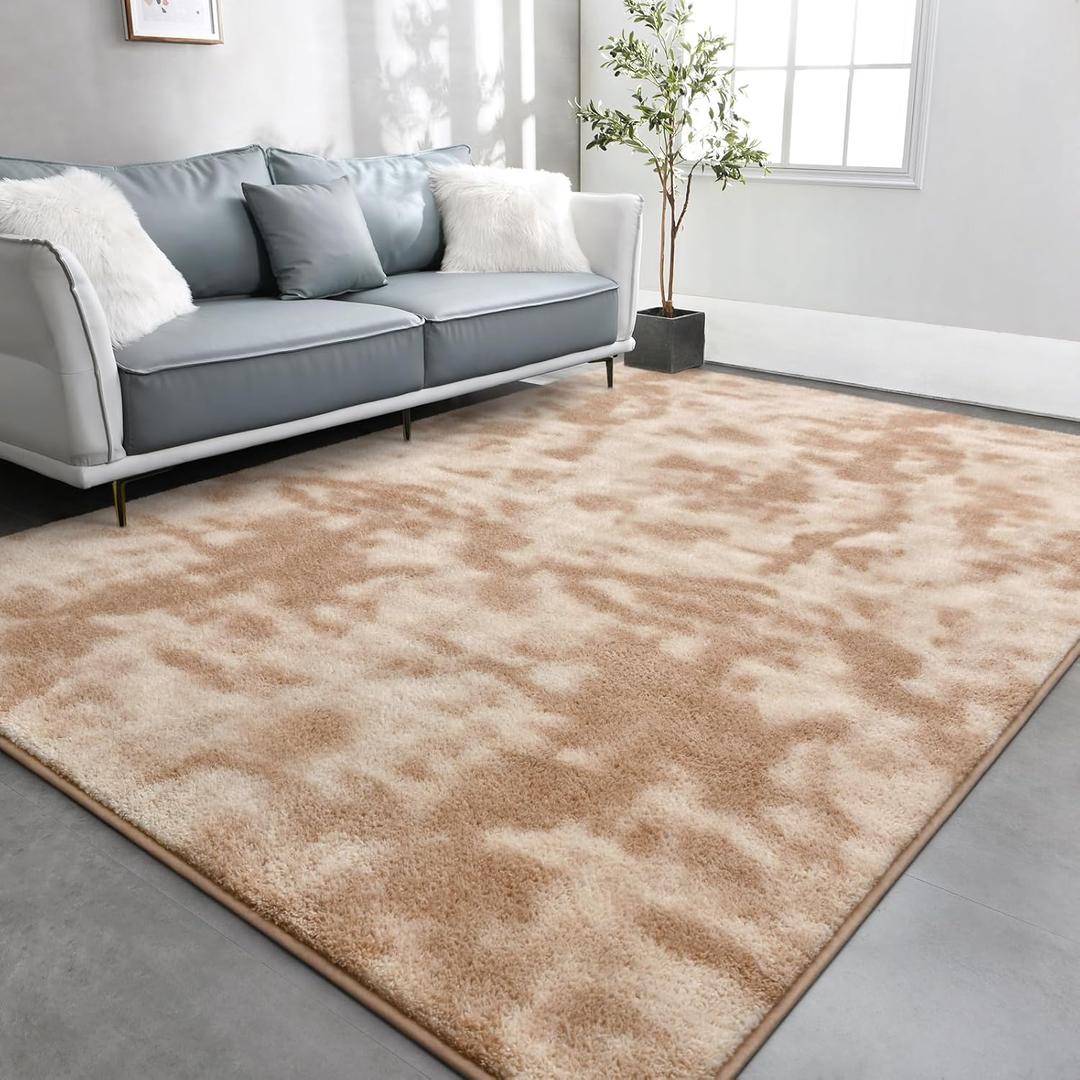 TWINNIS Large Area Rugs for Living Room Bedroom, 5x8 Feet, Super Soft Indoor Thickened Memory-Foam Carpets Easy-Cleaning, Modern Aesthetic Comfy Rug for Kids Room Home Decor, Tie-Dyed Beige TWINNIS Large Area Rugs for Living Room Bedroom, 5x8 Feet, Super Soft Indoor Thickened Memory-Foam Carpets Easy-Cleaning, Modern Aesthetic Comfy Rug for Kids Room Home Decor, Tie-Dyed Beige