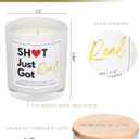 Bridal Shower and Bachelorette Gifts, Wedding Candle for Bride to Be, 10oz Lavender Vanilla Soy Wax, Engagement Candle