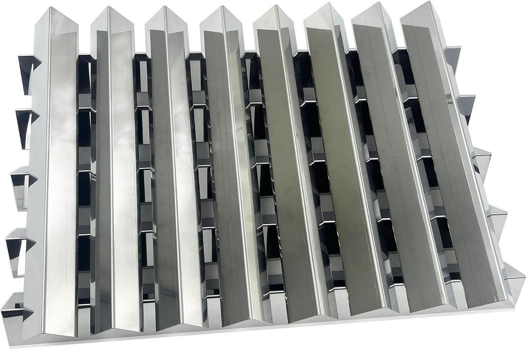 Parts DP109 Stainless Steel Flavorizer Bars/Heat plates (13-pack) 7538 Replacement for Weber 7538, Genesis 1000-5000, Genesis I-IV, Genesis Platinum I & II