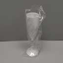 Maxcheck 24 Pcs Champagne Flutes Bulk Acrylic Toasting Drinking Flute Unbreakable Goblet Champagne Cups 6 oz Plastic Wine Glasses for Mother's Day Wedding Bridal Shower Anniversary Party (White)