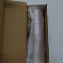 2-Pack Solid Brass Kitchen Cabinet Pulls, Gold Modern T-Bar Handles, 4-Inch Hole Center Hammered Handles for Dresser Drawer Cupboard, 5-13/16 Inch Total Length, Polished Finish