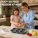 3 x Wreath Ice Mold for Holiday Cocktails, Flexible Silicone Mold for Wreath Ice Cubes, Soap & Chocolate, Donuts, Easy Release for Baking & DIY Crafts (Style-A)