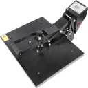 Heat Press Machine for T Shirts, 110V 1400W Professional Heat Press Machine with Digital Controller, Pressure Adjustable T Shirt Press Machine with Short-Circuit Protection, Heat Press for Garments