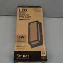 12 in. Smart LED Outdoor Wall Sconce Fixture - 1250 Lumen Max - 18 Watt