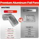 Aluminum Pans Foil Pans, 25 Pack 9x13 Disposable Trays Half Size Tin Pans Heavy Duty Foil Trays Food Containers For Cooking, Baking, Roasting, Heating or Steam Table