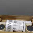 Small Cat Tree Tower Scratching Post with Perch Bed for Indoor Cats and Kittens,Track Ball Hanging Ball Toy Self-Massage Brush Beige