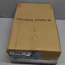 Yatmung 2-Pack - Automatic Compact Trash Can with Touchless Lid Smart Garbage Can - Waste Basket for Bathroom, Bedroom, Laundry Room, Small Spaces - Motion Sensor Trash Bin - White with Gold Edge