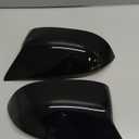 Jaronx Compatible with BMW Mirror Cover X3 G01 2019-2024,X4 G02/X5 G05/X7 G07 2019-2024,X6 G06 2020-2024, Clip-on M Style Horn Rearview Mirror Caps for BMW,Left Driver & Right Passenger (Glossy Black)