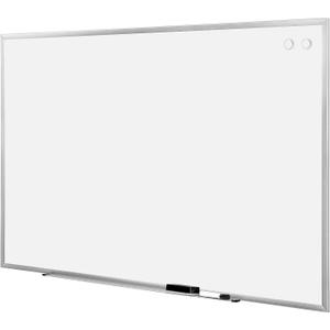 Amazon Basics Large Magnetic Dry Erase Whiteboard, 48" x 72", Aluminum Frame, Silver/White, with Pen Tray for School, Classroom, Office & Home