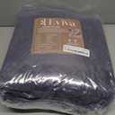Eviva Black Shag Area Rug - 5x8 Plush Washable Carpet for Modern Bedrooms & Living Rooms