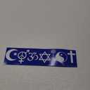 Coexist  Bumper Sticker / Decal (11.5" by 3")