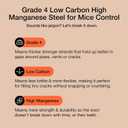 MaPorch Steel Wool Mouse Hole Filler - 3-Pack, 2.5 in x 7.5 ft - Malleable Gap Sealer for Wall Gaps - Hole Sealer for Mice Control at Pipe Openings - DIY Kit with Gloves & Scissors