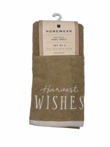 Home Wear Hand Towels Set Of 2 15x25 1 Pack
