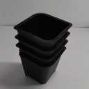 Bed Risers 6 inch, Oversized Furniture Risers, Heavy-Duty Support Up to 6000 Lbs, Lift 6 inch for Couch, Sofa, Table,Chair (Black 4 Pack, 6 inch)