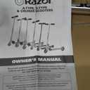 Razor A Kick Scooter for Kids - Lightweight, Foldable, Aluminum Frame, and Adjustable Handlebars