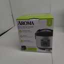 AROMA Digital Rice Cooker, 4-Cup (Uncooked) / 8-Cup (Cooked), Steamer, Grain Cooker, Multicooker, 2 Qt, Stainless Steel Exterior, ARC-914SBD