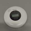 Interlinked Smoke and Carbon Monoxide Detector Combo with LCD Display, Pre-Linked Smoke Alarms for Home, Replaceable AA Battery Included, Smoke CO Alarm with Test/Silence Button, Mfg Date: 12/22/2025