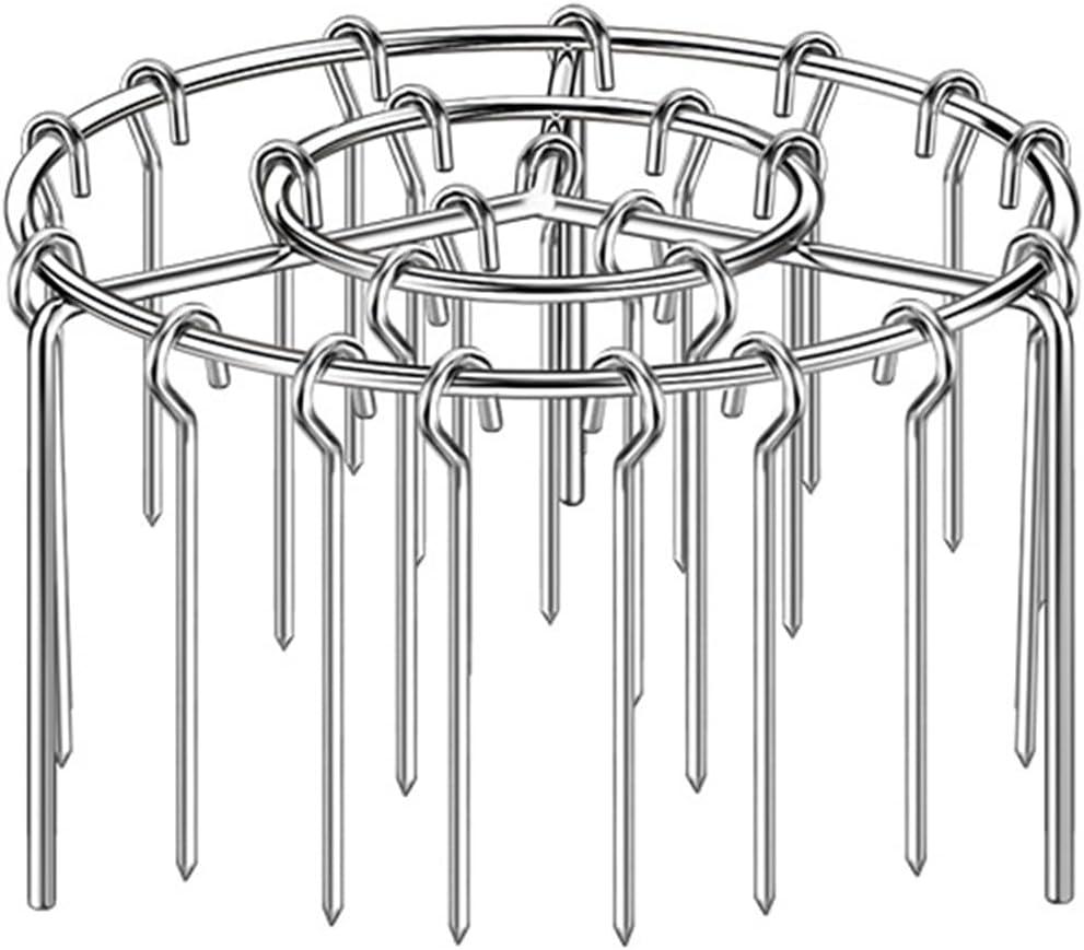 24 Skewers Air Fryer Grill,Stainless Steel Barbecue Rack, Air Fryer Round Hanging Vertical Meat Skewers