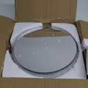 Seelenruhe 12" Round Mirrors for Centerpieces for Tables, Round Mirrors Trays Plates for Centerpieces, Wedding Decorations, Baby Shower Party, Christmas Decorations, 2mm, 12 PCS