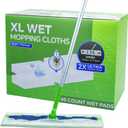40 Count XL Wet Pads Refills for Swiffer Sweeper XL Mop, Disposable X-Large Wet Mopping Cloths, Extra Large Size Pads Refill for Multi-Surface Floor Cleaning (Mop not Included)