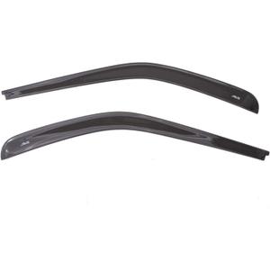 Auto Ventshade [AVS] Low Profile Rain Guards for 2007 - 2018 Jeep Wrangler (JK) (2 - Door Only), 2 pcs. | Window Vent Visors - Matte Black | 772020