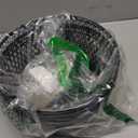 6 Pack Metal Wire Baskets for Kitchen Storage, Modern Black Countertop Fruit Bowl, Round Produce Organizer, Multi-Purpose for Fruits, Snacks, Breads