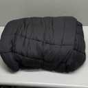 Weighted Blanket for Adults- Dark Grey, 48"x72", 15lbs, Twin Full Size Heavy Throw Blanket, Cooling, Breathable, Microfiber with Glass Beads, Big, Washable, All-Season