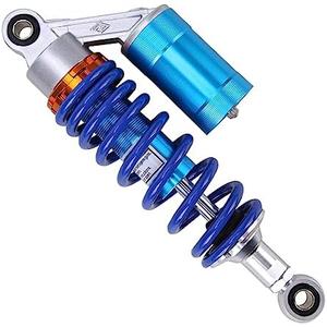 OUMURS 280mm Motorcycle Adjustable Air Shock Absorber Fit for Dirt Bike Motocross 50cc 70cc 90cc 110cc 125cc 150cc F for Honda Yamaha Scooter Motocross, Blue