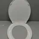 Kohler 20111-0 Brevia Round Toilet Seat, with Grip-Tight Bumpers, Quiet-Close Seat, Quick-Attach Hardware, White