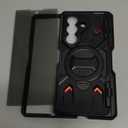 TONGATE 360 Spin Magnetic Stand for Z Fold 7 Case with Privacy Screen Protector, [Compatible with Magsafe] [Anti Spy] [360 Ring Holder]Full-Body Shockproof Case for Samsung Galaxy Z Fold 7, TiBlack