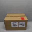 Large Snack Organizer for Countertop, Plastic Pantry Organizer and Storage Bin for Kitchen, 6 Compartment Food Container Snack Bar with Dividers, Chip Packet Holder for Office(Clear Black)