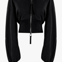 Arssm Cropped Hoodie Women Zip Up Long Sleeve Sweatshirts Casual Fashion Hooded Workout Jacket Crop Top S 