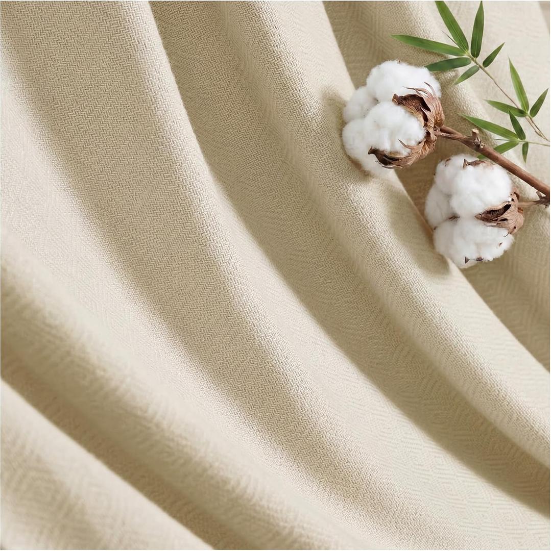 Madison Park King Size Blanket, 70% Rayon Bamboo-Based, 30% Cotton, Breathable for Hot Sleepers Menopause, Ultra Soft and Snag-Resistant, Summer Blanket for Bed or Couch, King 108"x90", Ivory