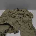 JEMITOP Men's Pure Cotton Vintage Ankle Banded Pants for Renaissance Pirate Viking Medieval Costume (Large, Army Green)