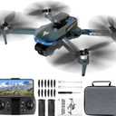 Brushless Motor Drone,90 Adjustable 4K FPV,APP control,40min Flight Time,Indoor Obstacle Avoidance,Optical Flow Positioning,Gesture Photography,360 Flip,Eyond-Range Loss Alert, Toys Gifts for Men Boys (Blue)
