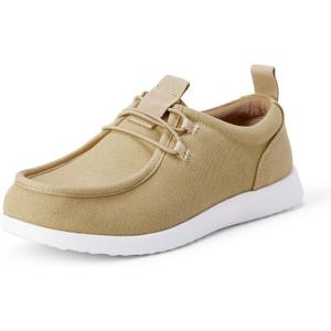 Amazon Essentials Men's Canvas (10.5, Natural/White)