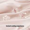 Amazon Basics Cooling Comforter, Temperature Regulating Blanket for Hot Sleepers, Summer & All Season Bedding, Lightweight, 106"x90", King, Pink