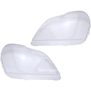 Clear Left and Right Headlight Lens Cover for Mercedes-Benz GL320 GL350 GL450 GL500 GL550 2007-2012