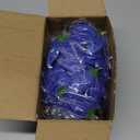 Lyrow 24 Pieces Christmas Glitter Poinsettia Artificial Flower with Clips 4 Inch Xmas Flowers Decoration Christmas Tree Wreaths Garland Decor for Holiday Party Ornaments (Royal Blue)