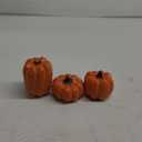 winemana Pumpkins Fall Decor Set of 3 - Artificial Resin Thanksgiving Table Centerpiece for Home Mantel Porch Office & Farmhouse, Decorative Elegant Pumpkin Autumn Harvest Decorations (Orange)