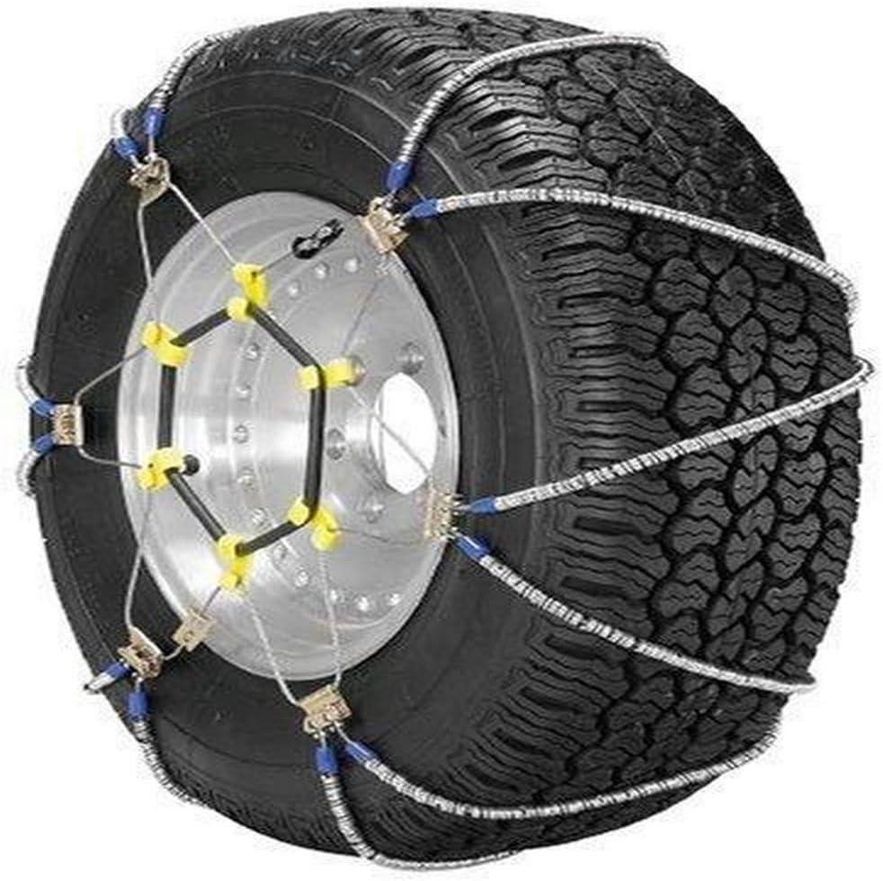 SCC ZT729 Super Z LT Light Truck and SUV Tire Traction Chain - Set of 2, Silver