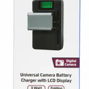 ZGEAR - Universal Camera Battery Charger W/LCD Charge Display