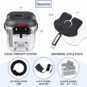 LEONNS Cold Therapy Machine for Knee, Shoulder, Back & Hip After Surgery - Cryotherapy Machine with Universal Pad for Use in Multiple Places (Ice Machine + Universal Pad)
