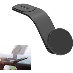 Mobile Phone Holder, Adsorption Type Flexible Bending Navigation Bracket, Horizontal and Vertical Placement One-Handed Portable Holder, for Most Mobile Phones (Black)