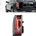 HECASA Left Tail Light LED Compatible with 2015-2020 GMC Yukon/GMC Yukon XL Replacement for 84536242 GM2800268C Brake Rear Lamp Taillight Clear Lens - Driver Side