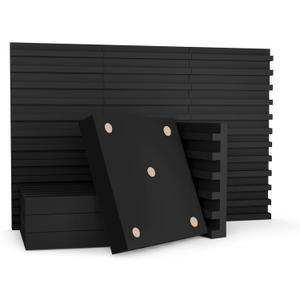 Acoustic Foam Panels, Sound Proof Foam Panels for Walls, Soundproofing Absorbing Panels Studio Noise Absorbing for Studio, Office, Home, 2" X 12" X 12"